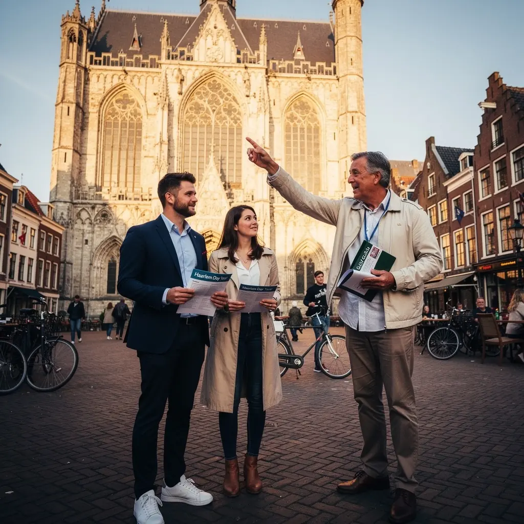 Een pittoresk straatbeeld in Amsterdam met grachten en historische gebouwen.