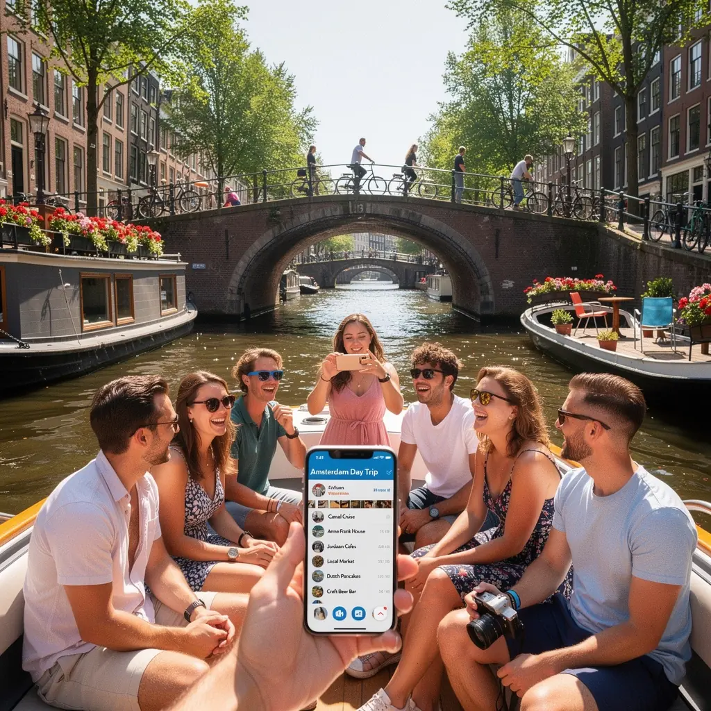 Gezellige terrassen in een levendige wijk van Utrecht tijdens een zonnige dag.