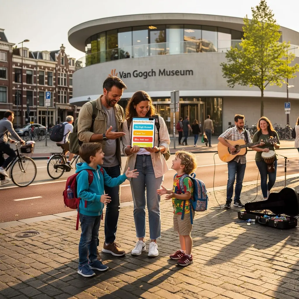 Een stadsplattegrond van Rotterdam met hoogtepunten en bezienswaardigheden gemarkeerd.